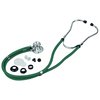 Veridian Healthcare Sterling Sprague Rappaport-Type Stethoscope, Hunter Green, Boxed 05-11006